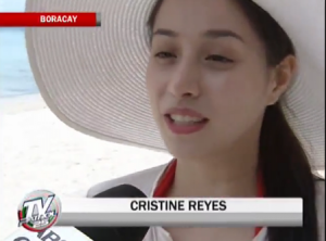 christine reyes in boracay